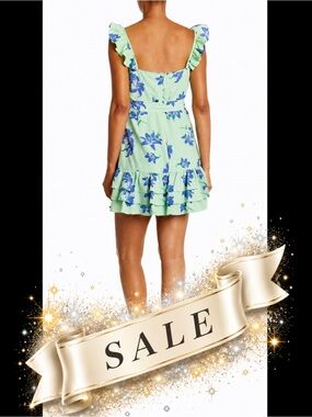 Likely Mini Charlotte Dress Tie Waist Sweetheart A-Line Sz10